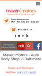 Mobile Screenshot of mavenmotors.com